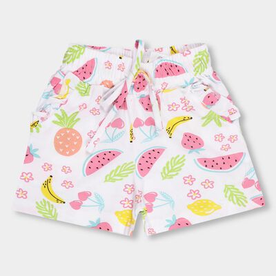 Girls' 100% Cotton Pull Ups Shorts 