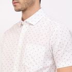 Men's 100% Cotton Casual Shirt, White, small image number null