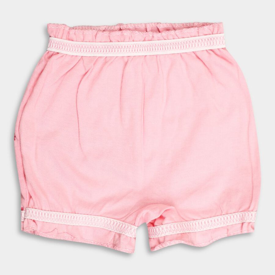 Infants' Cotton Bloomer, Pink, large image number null