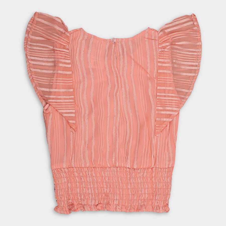 Girls' T-Shirt, पीच, large image number null