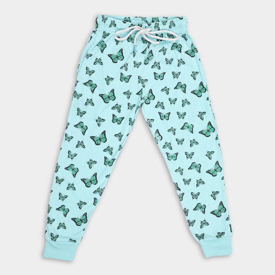 Girls' Pyjamas, एक्वा, large image number null