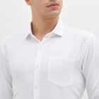 Men's Snow White Classic Formal Shirt, White, small