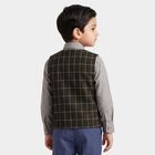 Boys Grey Cotton Casual Shirt, Light Grey, small