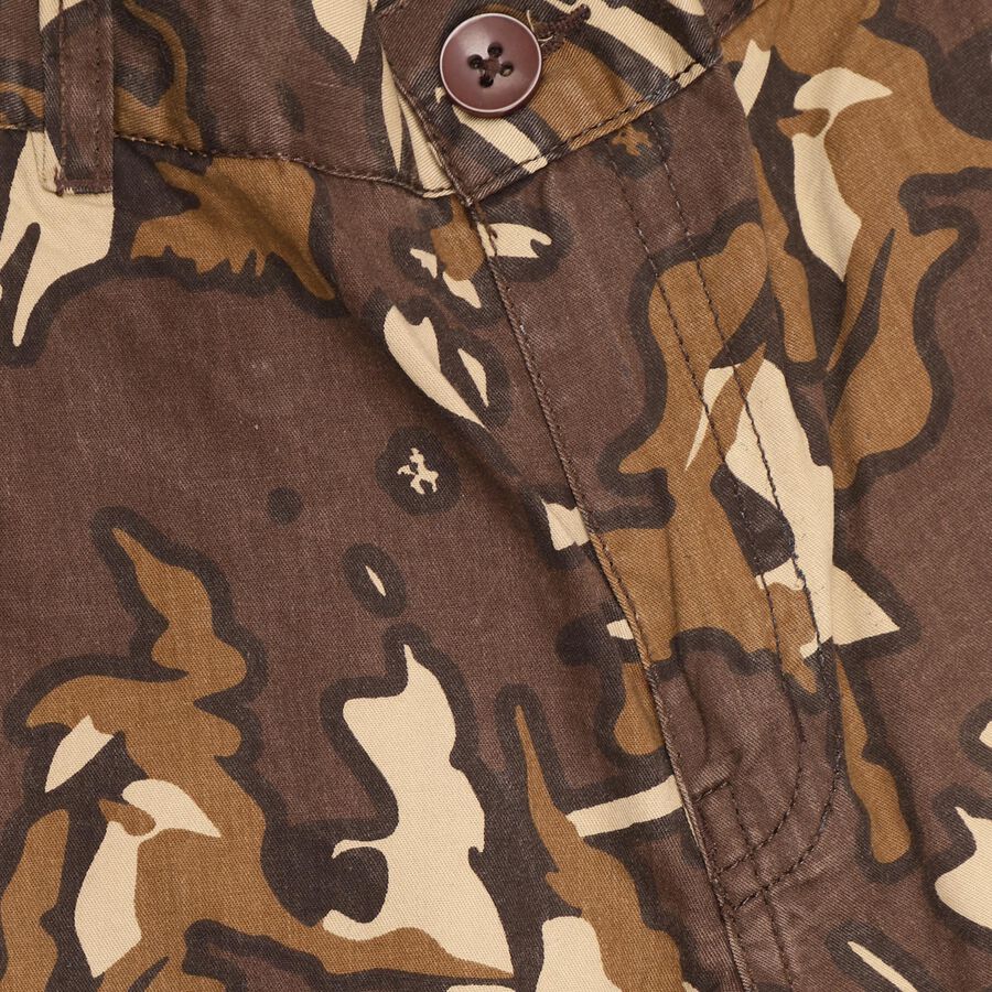 Boys' 100% Cotton Bermudas , Brown, large image number null