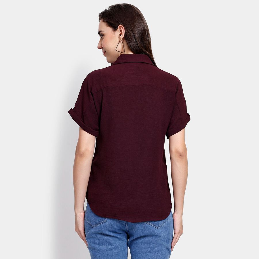 Ladies' Shirt, Wine, large image number null