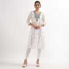 Ladies' 100% Cotton Kurta , Off White, small image number null