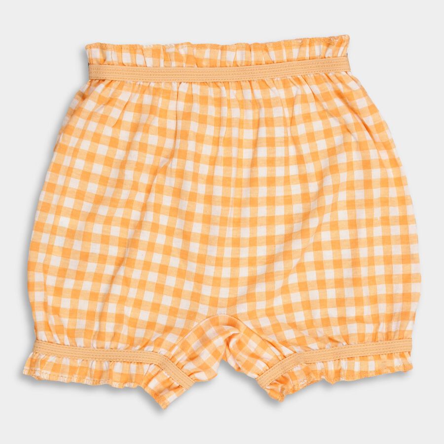 Girls' 100% Cotton Bloomer, नारंगी, large image number null