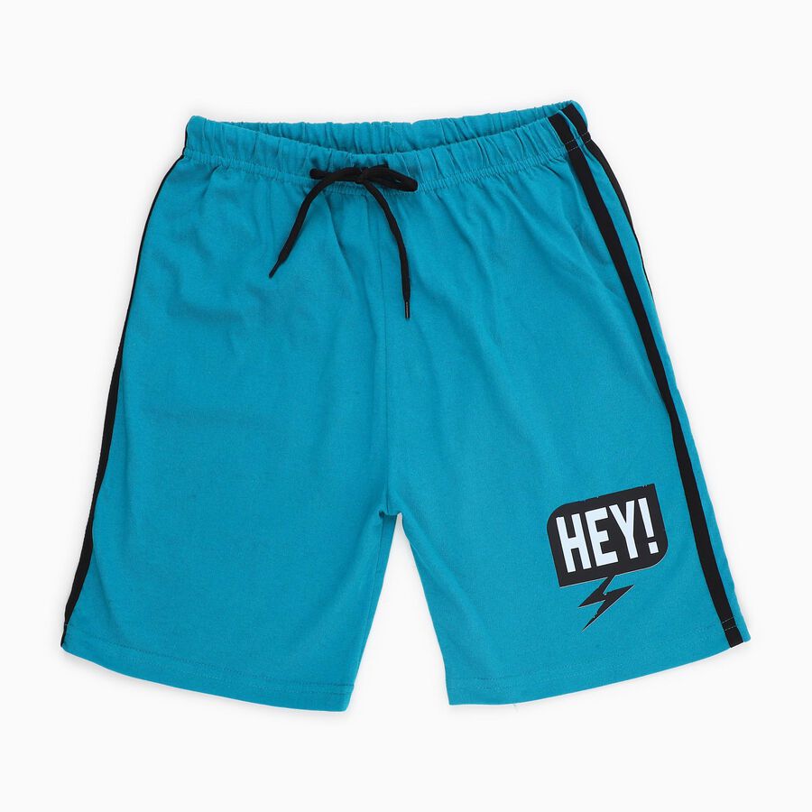 Boys' Bermuda, टील ब्लू, large image number null