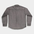 Boys Light Grey Classic Casual Shirt, हल्का ग्रे, small image number null