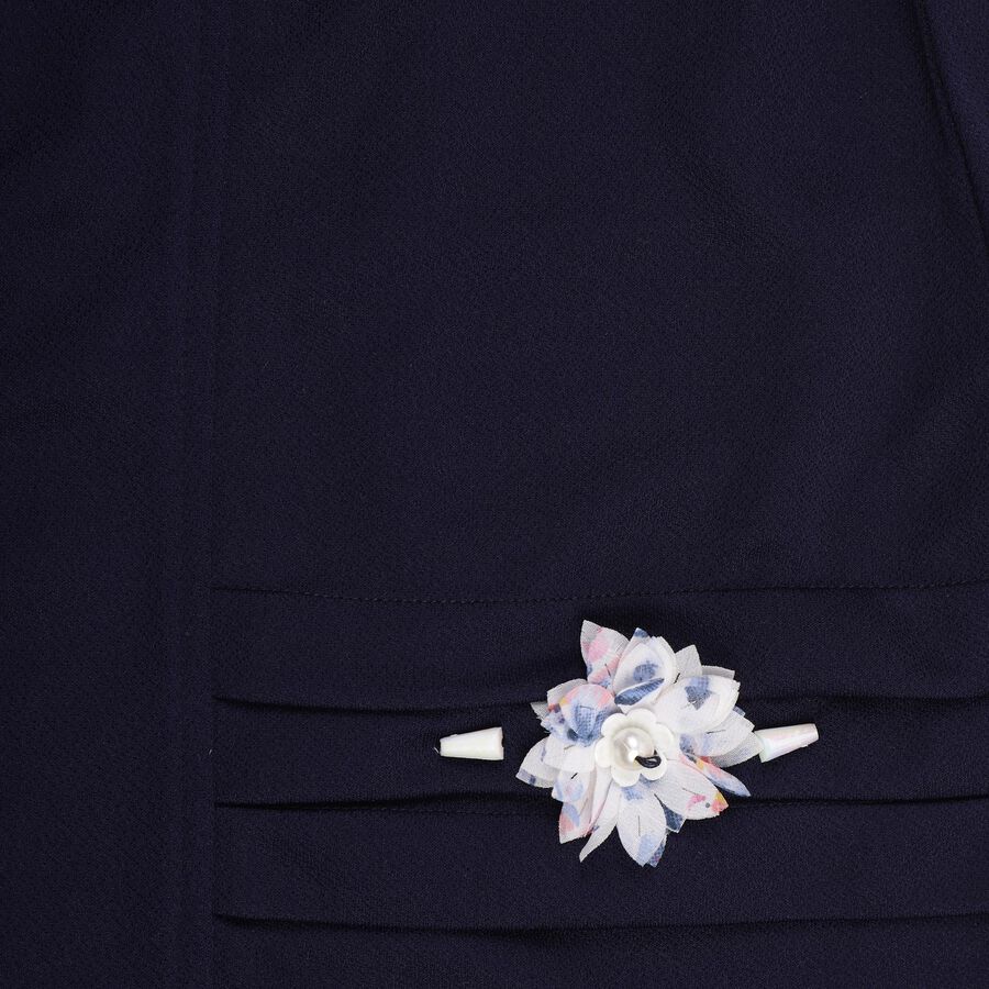Girls' Top Skirt , नेवी ब्लू, large image number null
