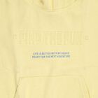 Boys Bright Lemon Yellow Hooded Neck Casual Sweatshirt, पीला, small image number null