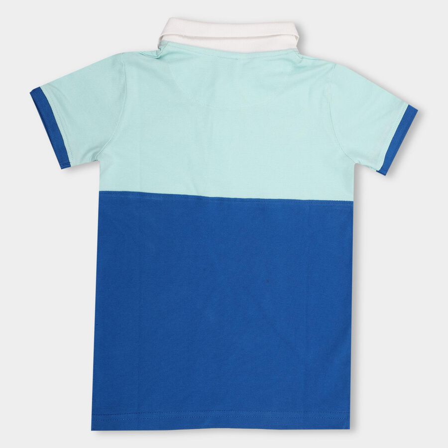 Boys' 100% Cotton Half Sleeves T-Shirt , Light Green, large image number null