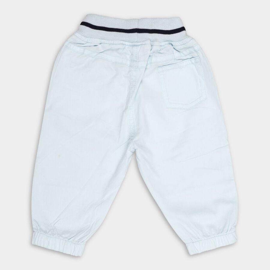 Infants' 100% Cotton Trousers, Light Blue, large image number null