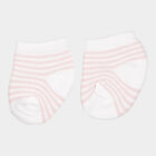 Infants Cotton Stripes Socks, Pink, small image number null