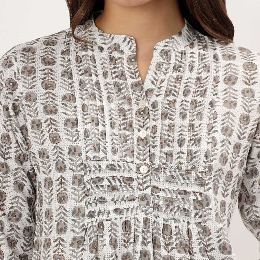 Ladies' Kurta , Off White, large image number null