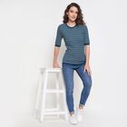 Ladies' 100% Cotton Top, Dark Green, small image number null