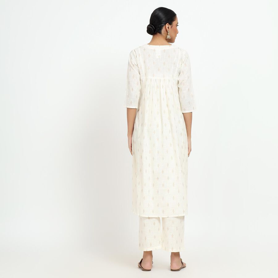 Ladies' Kurta, Off White, large image number null