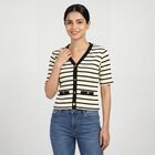 Women's Black Solid Top, Black, small