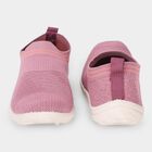 Women's Pink Slip-On Casual Shoes, हल्का गुलाबी, small