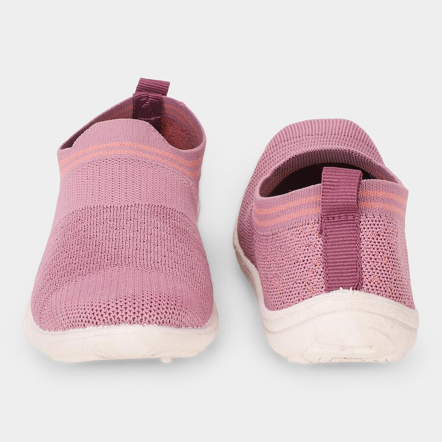 Women's Pink Slip-On Casual Shoes, हल्का गुलाबी, large