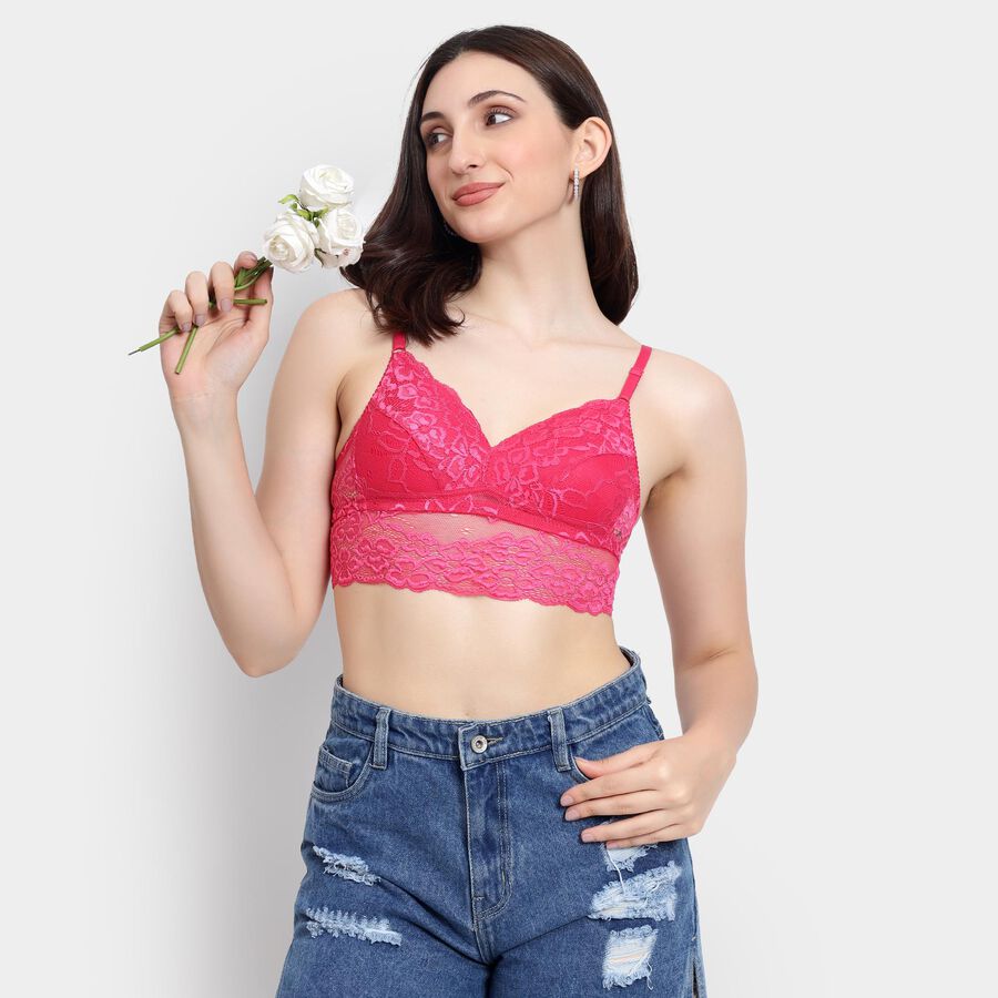 Ladies' Bra , Fuchsia, large image number null