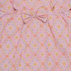 Girls' Light Pink Cotton Sleeveless A-Line Frock, Light Pink, small