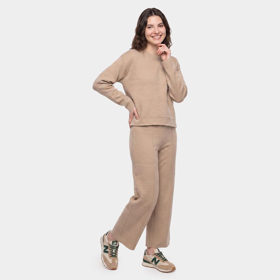 Women Beige Track suit, Beige, large