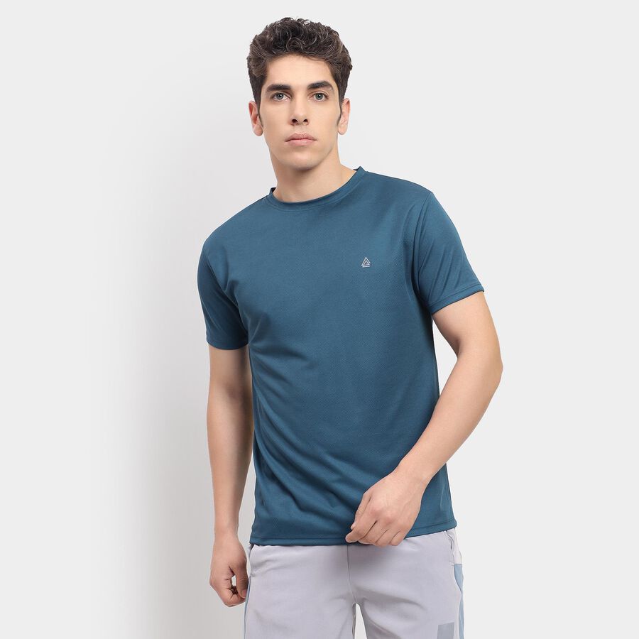 Men's Drifit T-Shirt , Teal Blue, large