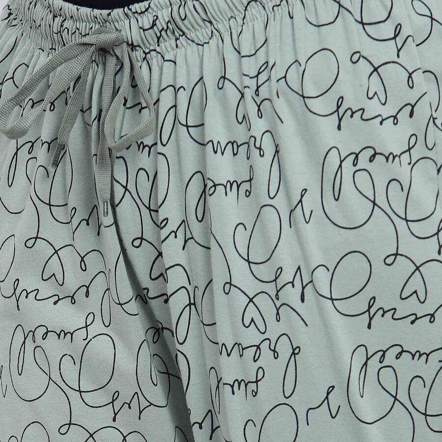 Printed Pyjama, Light Green, large image number null