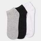 Men's Socks (Pack of 3), Melange Light Grey, small
