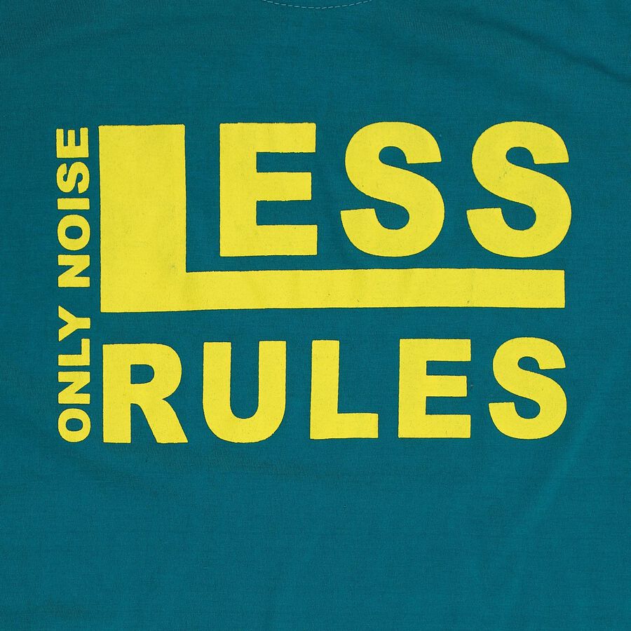 Boys' Half Sleeves T-Shirt, गहरा हरा, large