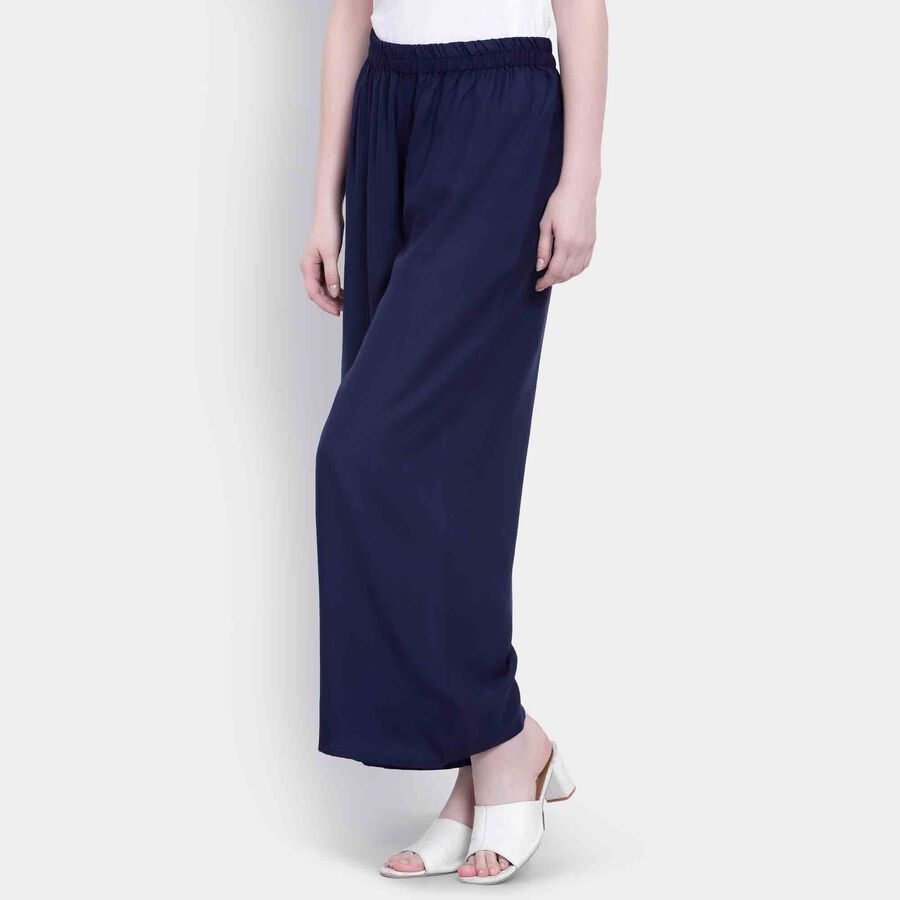 Solid Palazzo, Navy Blue, large image number null