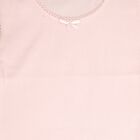 Girls' Cotton Vest, Peach, small