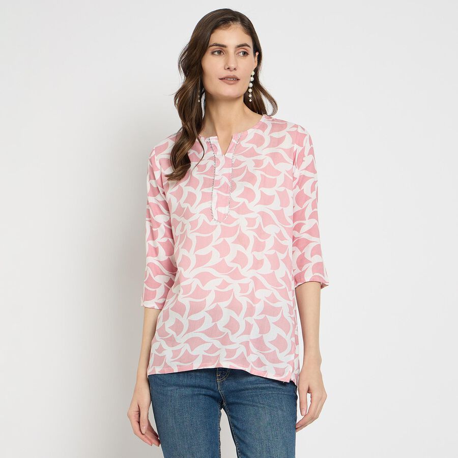 Ladies' Kurti , Pink, large image number null