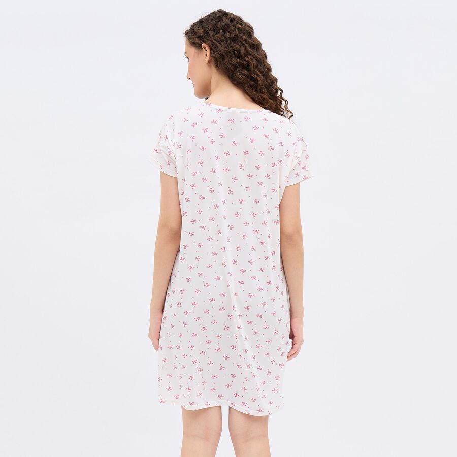 Ladies' Nighty, सफ़ेद, large image number null