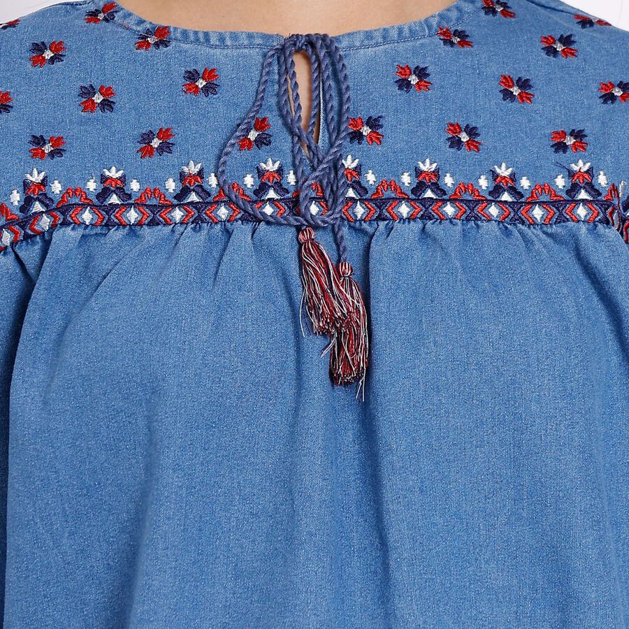 Ladies' Top, नेवी ब्लू, large image number null