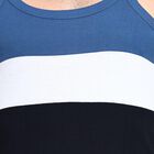 Men's 100% Cotton Gym T-Shirt , Navy Blue, small