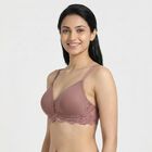 Women's Brown Plunge T-Shirt Bra, Brown, small