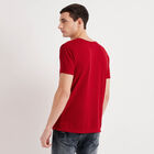 Round Neck T- Shirt, मरून, small image number null
