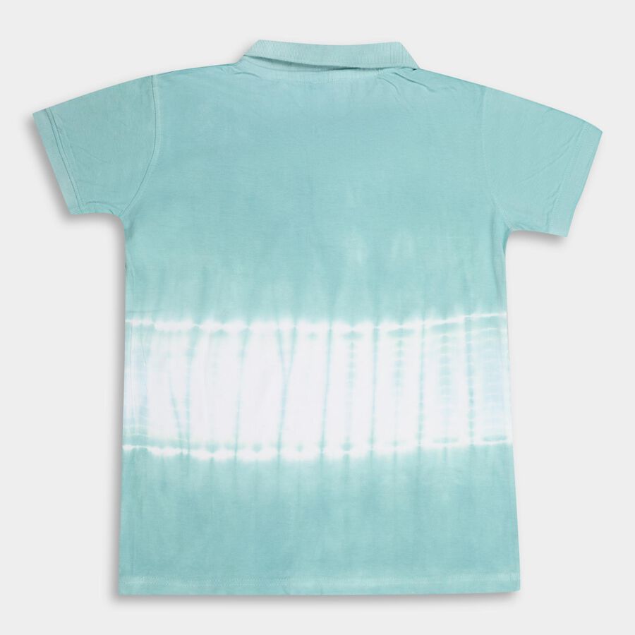 Boys' 100% Cotton Half Sleeves T-Shirt , हल्का हरा, large image number null
