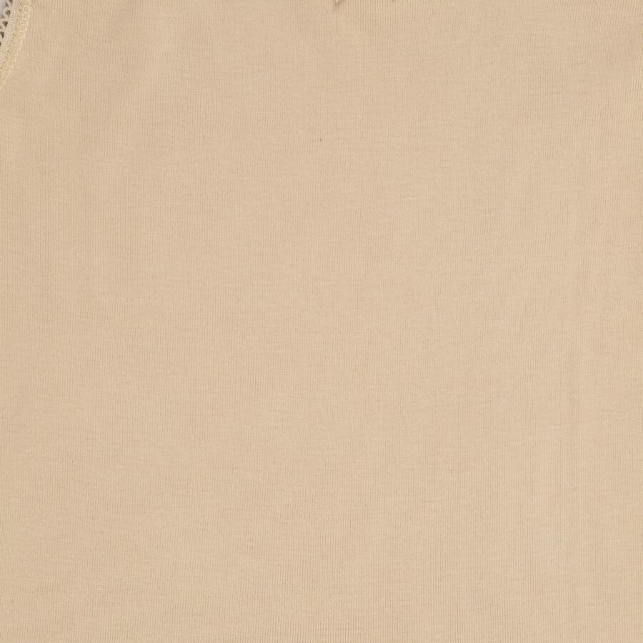 Girls' 100% Cotton Vest , गहरा पीला, large image number null