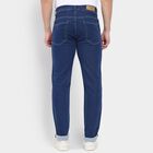 Men's Slim Fit Jeans, मध्यम नीला, small image number null