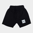 Infants' Navy Blue Regular Fit Drawstring Half Pant, Navy Blue, small