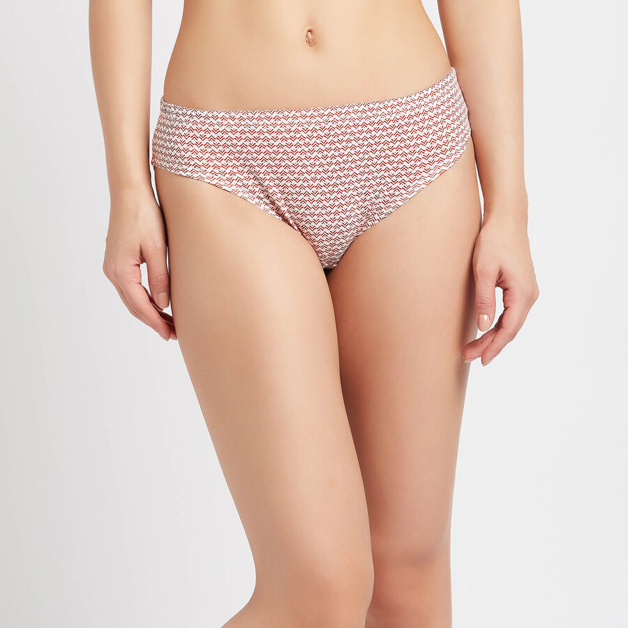 Cotton Printed Panty, Maroon, large image number null