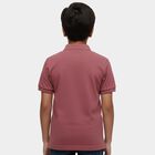 Boys Bright Pink Round Neck Casual Half Sleeve T-Shirt, गुलाबी, small