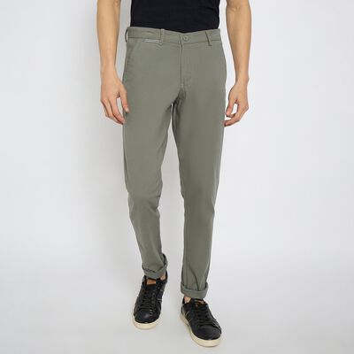 Men's Slim Fit Casual Trousers