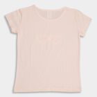 Girls' T-Shirt , हल्का गुलाबी, small image number null