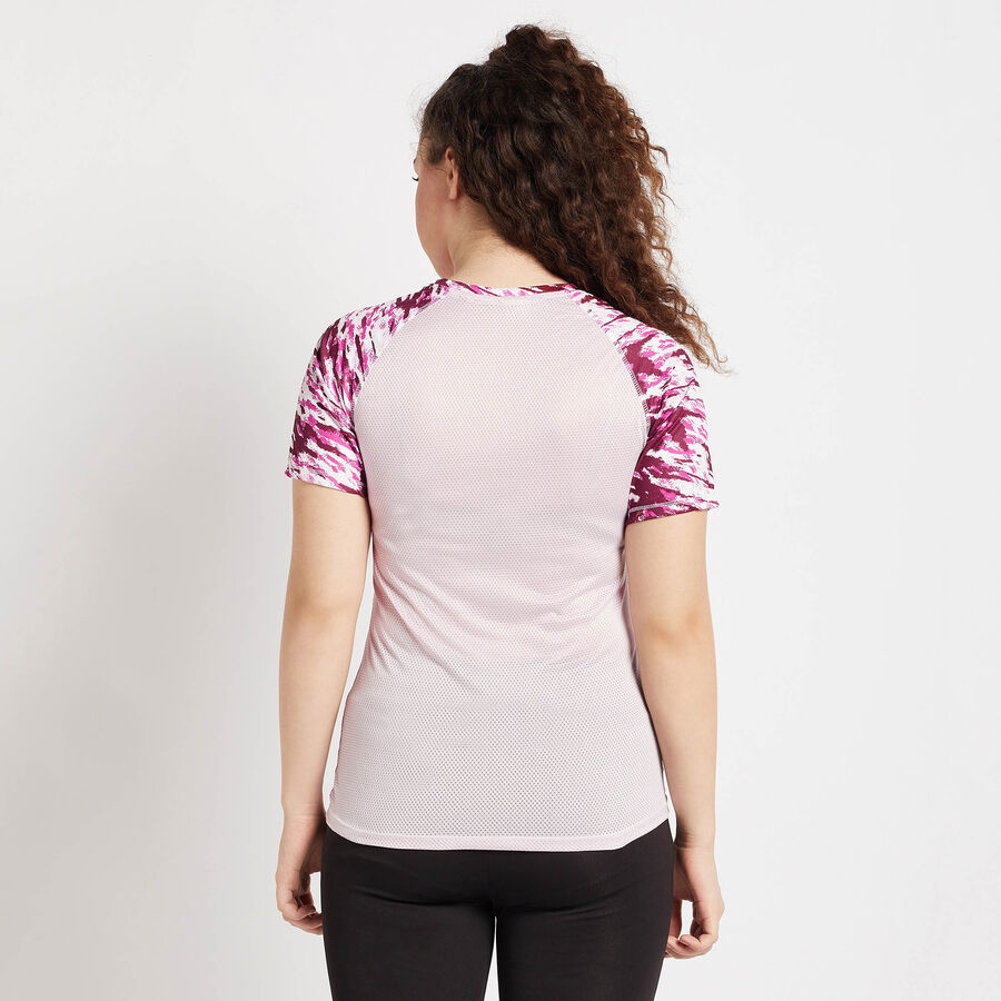 Round Neck T-Shirt, Pink, large image number null