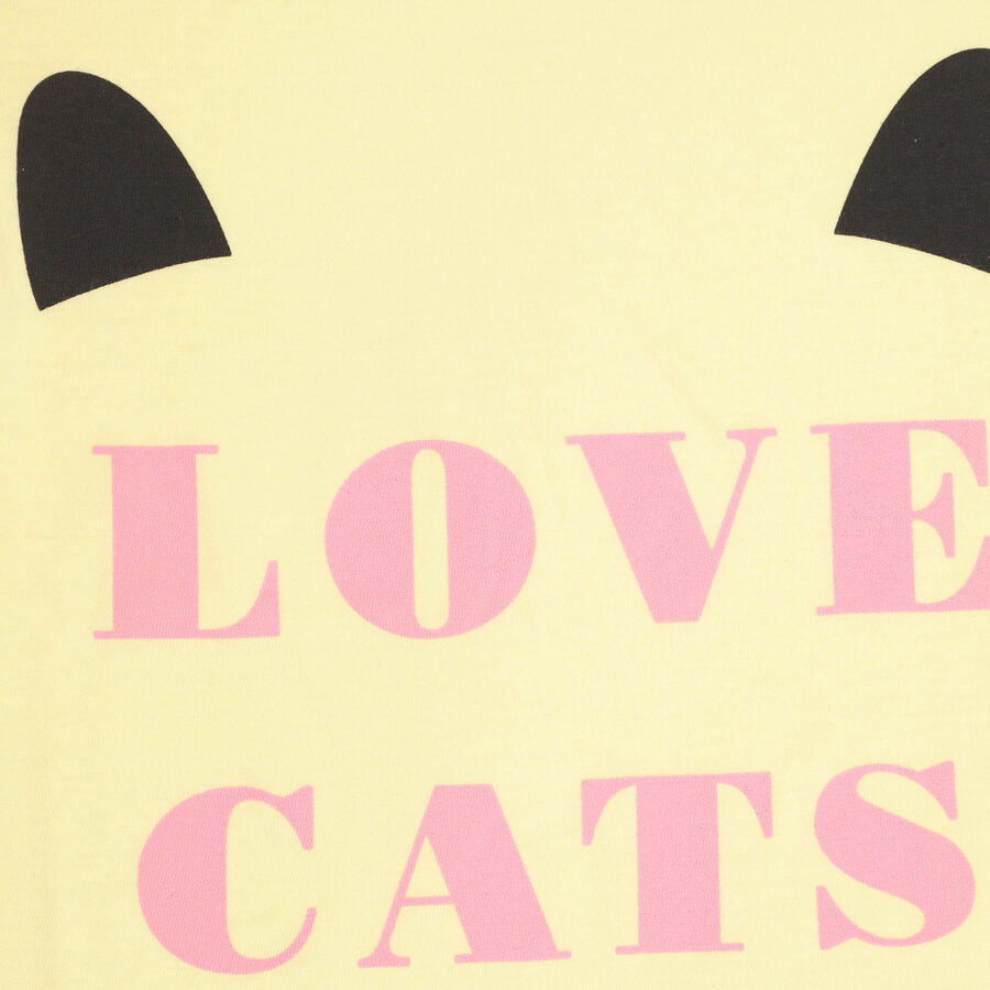 Girls T-Shirt, Yellow, large image number null