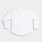 Boys'100% Cotton Casual Shirt, White, small image number null